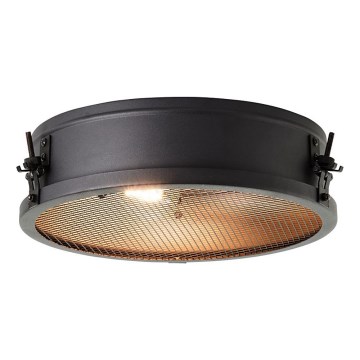 Brilliant - Stropné svietidlo ZOIS 2xE27/28W/230V pr. 34 cm čierna