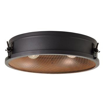 Brilliant - Stropné svietidlo ZOIS 2xE27/28W/230V priemer 42 cm čierne