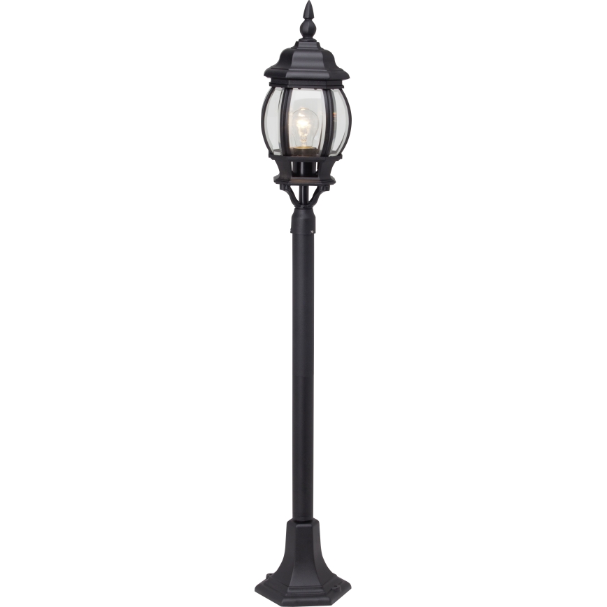 Brilliant - Vonkajšia lampa ISTRIA 1xE27/60W/230V 112 cm IP23 čierna