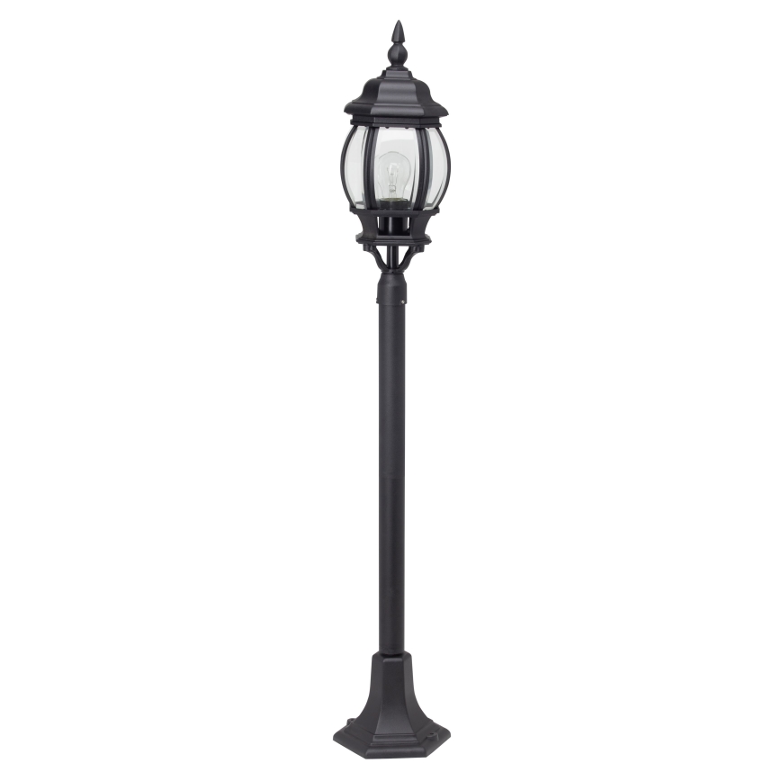 Brilliant - Vonkajšia lampa ISTRIA 1xE27/60W/230V 112 cm IP23 čierna