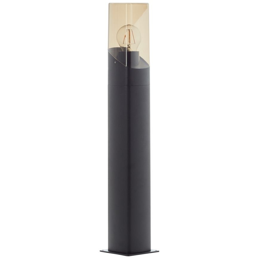 Brilliant - Vonkajšia lampa MINOU 1xE27/10W/230V 60 cm IP44 čierna/dymová