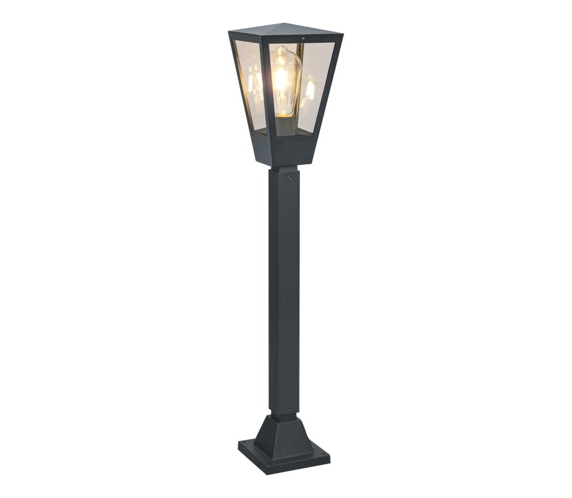 Brilliant - Vonkajšia lampa WESTDLIFF 1xE27/20W/230V 73,4 cm IP44 antracit 41017/63