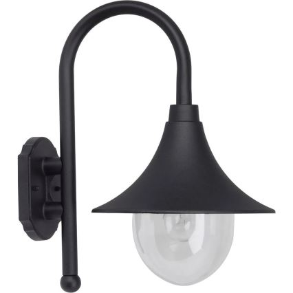 Brilliant - Vonkajšia nástenná lampa BERNA 1xE27/60W/230V IP44 čierna