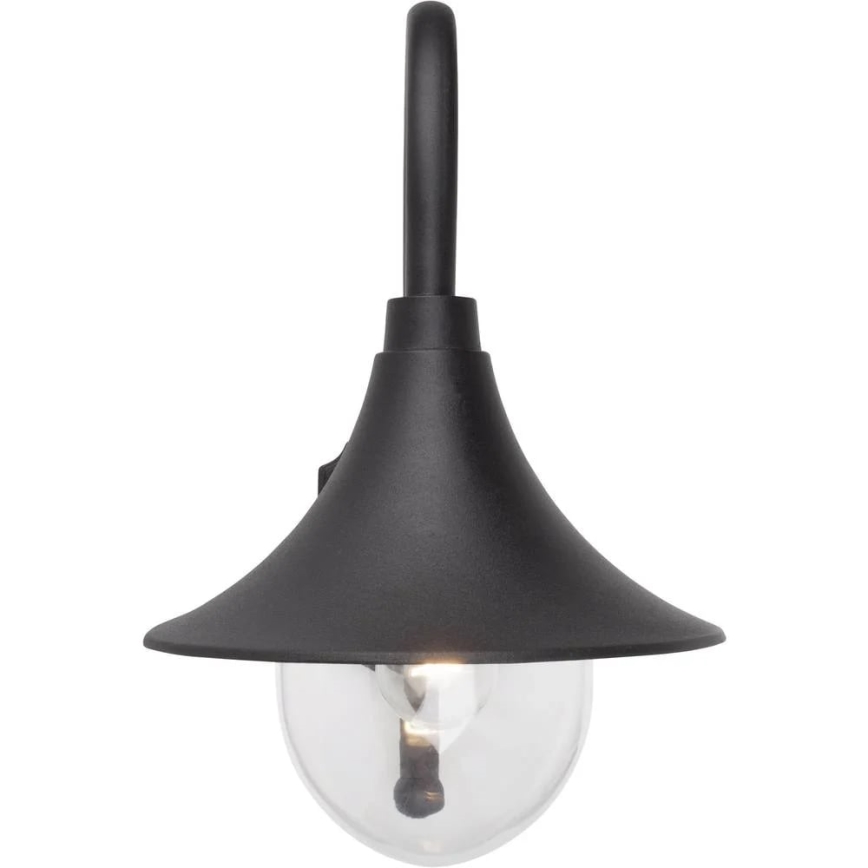 Brilliant - Vonkajšia nástenná lampa BERNA 1xE27/60W/230V IP44 čierna