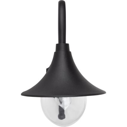 Brilliant - Vonkajšia nástenná lampa BERNA 1xE27/60W/230V IP44 čierna