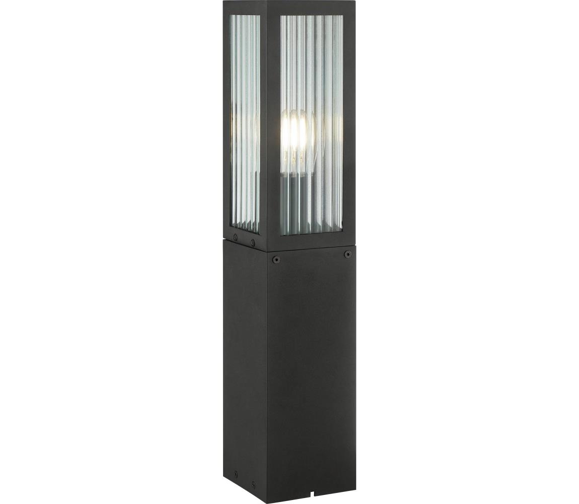 Brilliant - Vonkajšie svietidlo GETTA 1xE27/20W/230V 50 cm IP44 čierne 40927/06