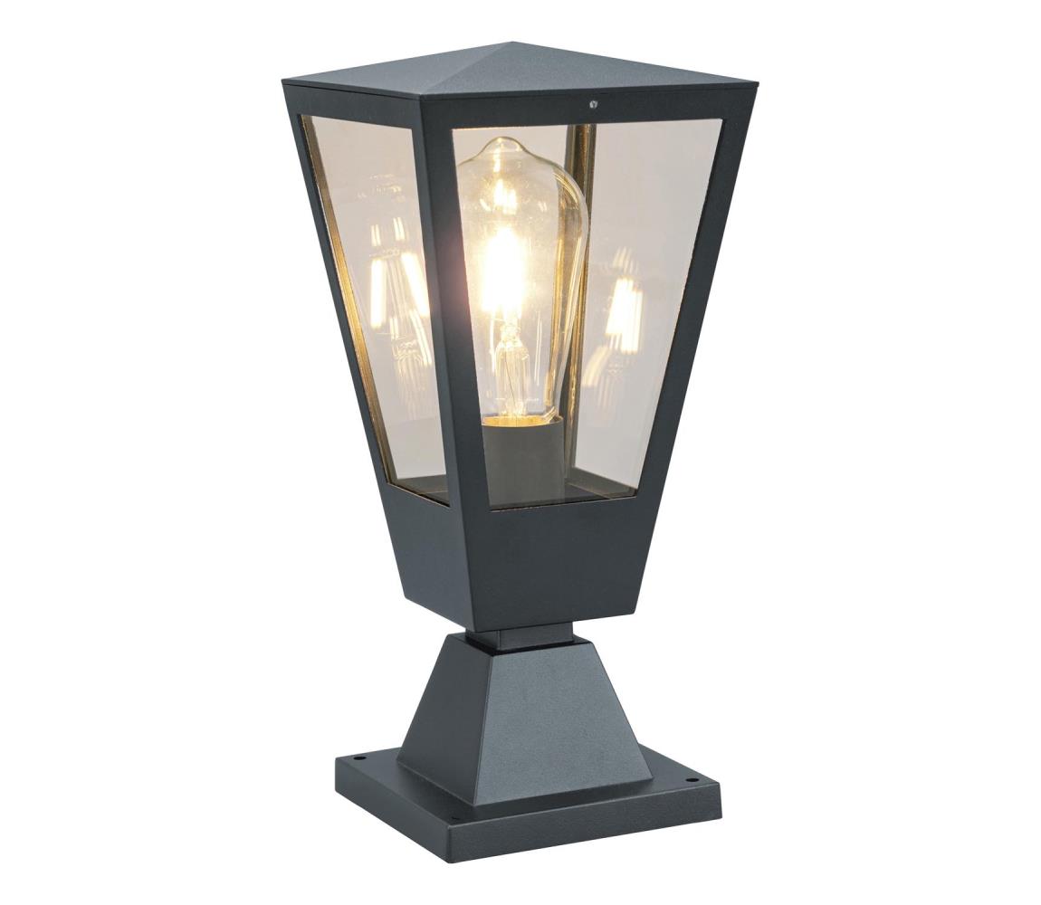 Brilliant - Vonkajšie svietidlo WESTDLIFF 1xE27/20W/230V 30,7 cm IP44 antracit 41016/63