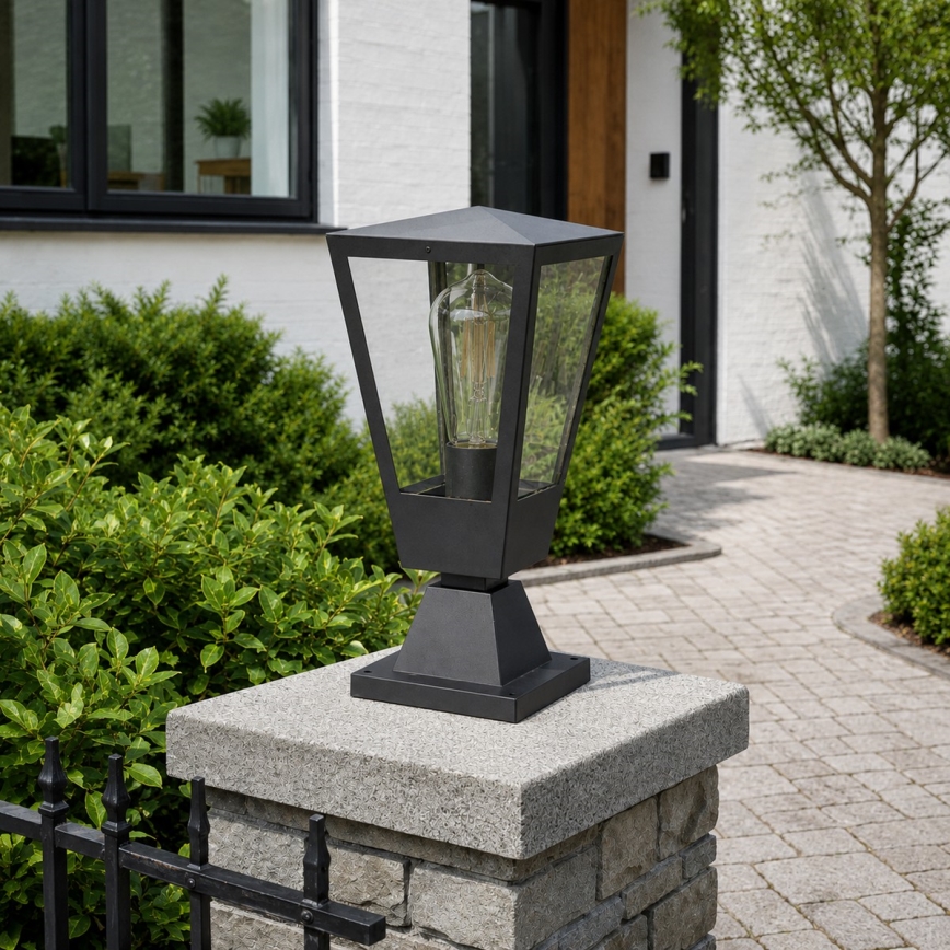 Brilliant - Vonkajšie svietidlo WESTDLIFF 1xE27/20W/230V 30,7 cm IP44 antracit