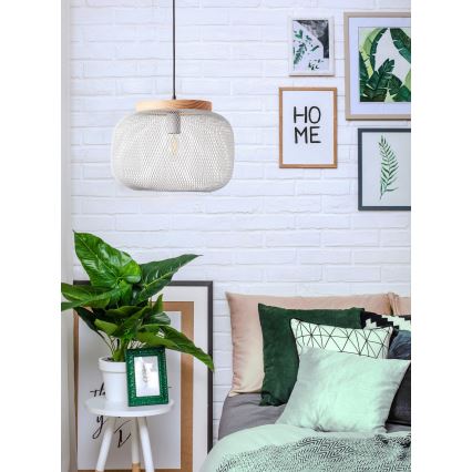 Brilliant - Závesné svietidlo na lane GIADA 1xE27/40W/230V pr. 39 cm sivá