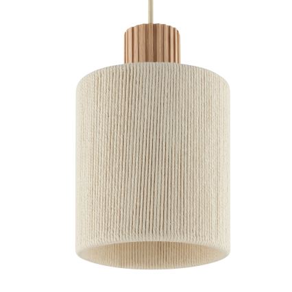 Brilliant - Závesné svietidlo na lanku ARLO 3xE27/20W/230V pr. 40 cm krémové