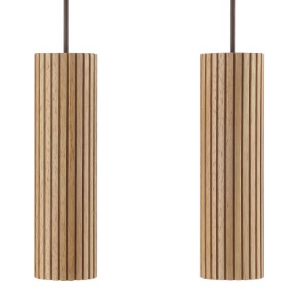 Brilliant - Závesné svietidlo na lanku LAKEWOOD 5xGU10/10W/230V hnedé