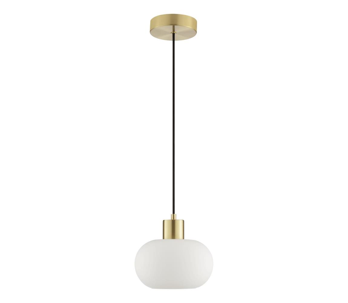 Brilliant - Závesný luster na lankách FANNY 1xE27/20W/230V priemer 22 cm mosadz 51390/18