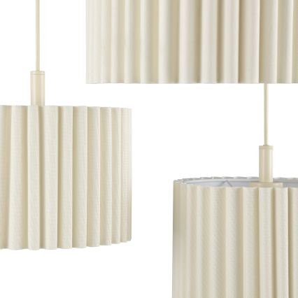 Brilliant - Závesný luster na lanku VELIN 3xE27/20W/230V priemer 61 cm krémová