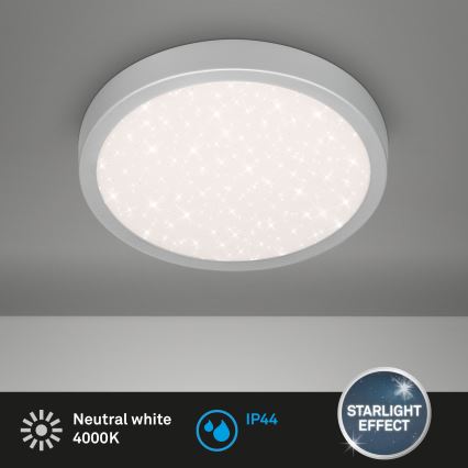 Brilo 3649-014 - LED Kúpeľňové stropné svietidlo RUNA LED/18,5W/230V IP44 strieborná