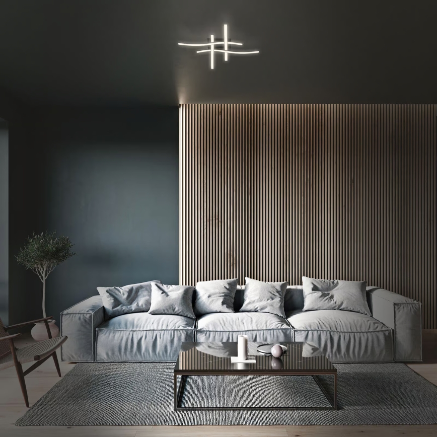 Brilo 3677-045 - LED Stropné svietidlo LED/14,4W/230V čierne