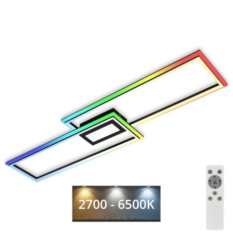 Brilo 3735-015 - LED RGBW Stmievateľný prisadený luster FRAME LED/41W/230V 2700-6500K + diaľkové ovládanie