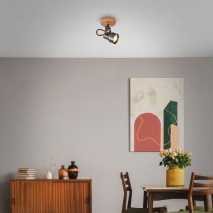 Brilo - LED bodové svietidlo TAHUN 1xGU10/5W/230V 3000K hnedá