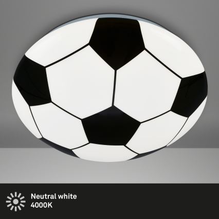 Brilo - LED Detské stropné svietidlo FOTBALL LED/12W/230V