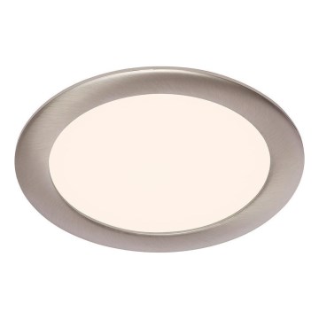 Brilo - LED Kúpeľňové podhľadové svietidlo FLAT LED/12W/230V IP44 matný chróm