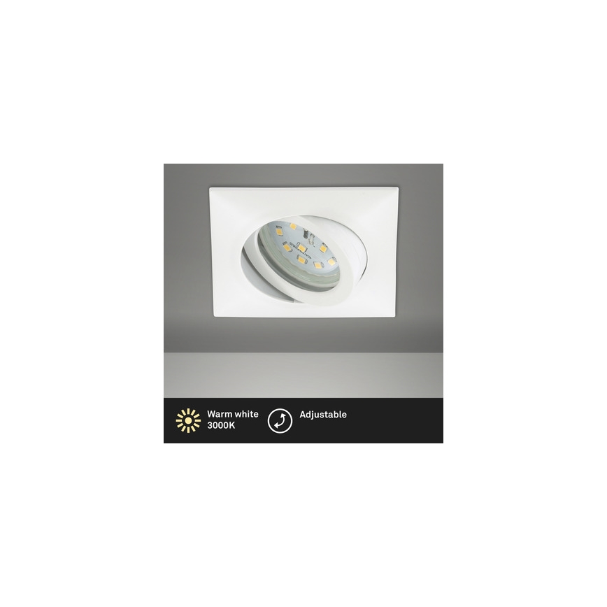 Brilo - LED Kúpeľňové podhľadové svietidlo LED/5W/230V IP23 biela