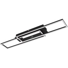 Brilo - LED Prisadený luster FRAME 2xLED/20W/230V čierna