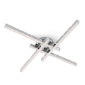 Brilo - LED Prisadený luster REY 4xLED/5W/230V lesklý chróm