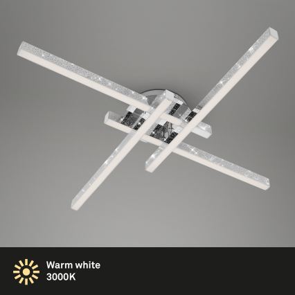 Brilo - LED Prisadený luster REY 4xLED/5W/230V lesklý chróm