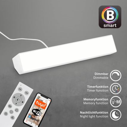 Brilo - LED RGBW Stmievateľná stolná lampa LED/9W/230V 3000-6500K Wi-Fi Tuya + diaľkové ovládanie