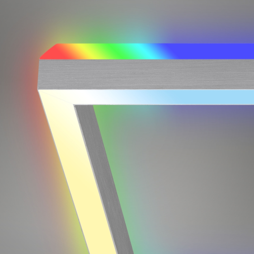 Brilo - LED RGBW Stmievateľný prisadený luster FRAME 2xLED/17W/230V 2700-6500K + diaľkové ovládanie