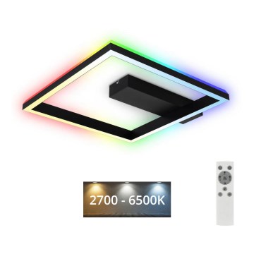 Brilo - LED RGBW Stmievateľný prisadený luster FRAME LED/18W/230V 2700-6500K + diaľkové ovládanie