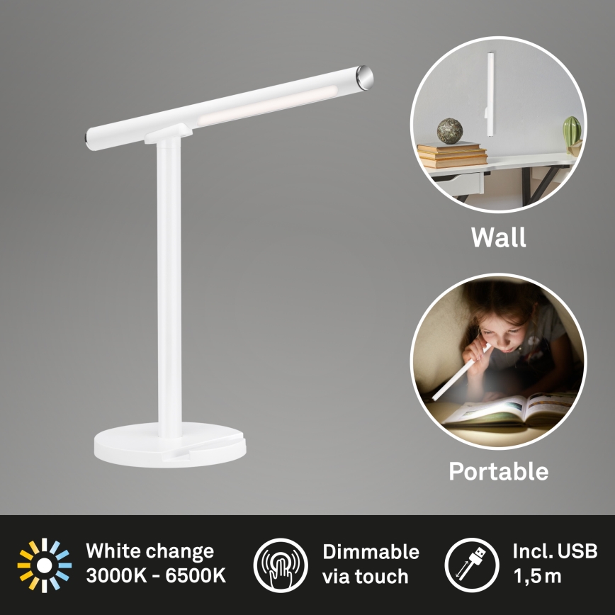 Brilo - LED Stmievateľná dotyková stolná lampa EVERYWHERE LED/1,5W/5V 3000-6500K