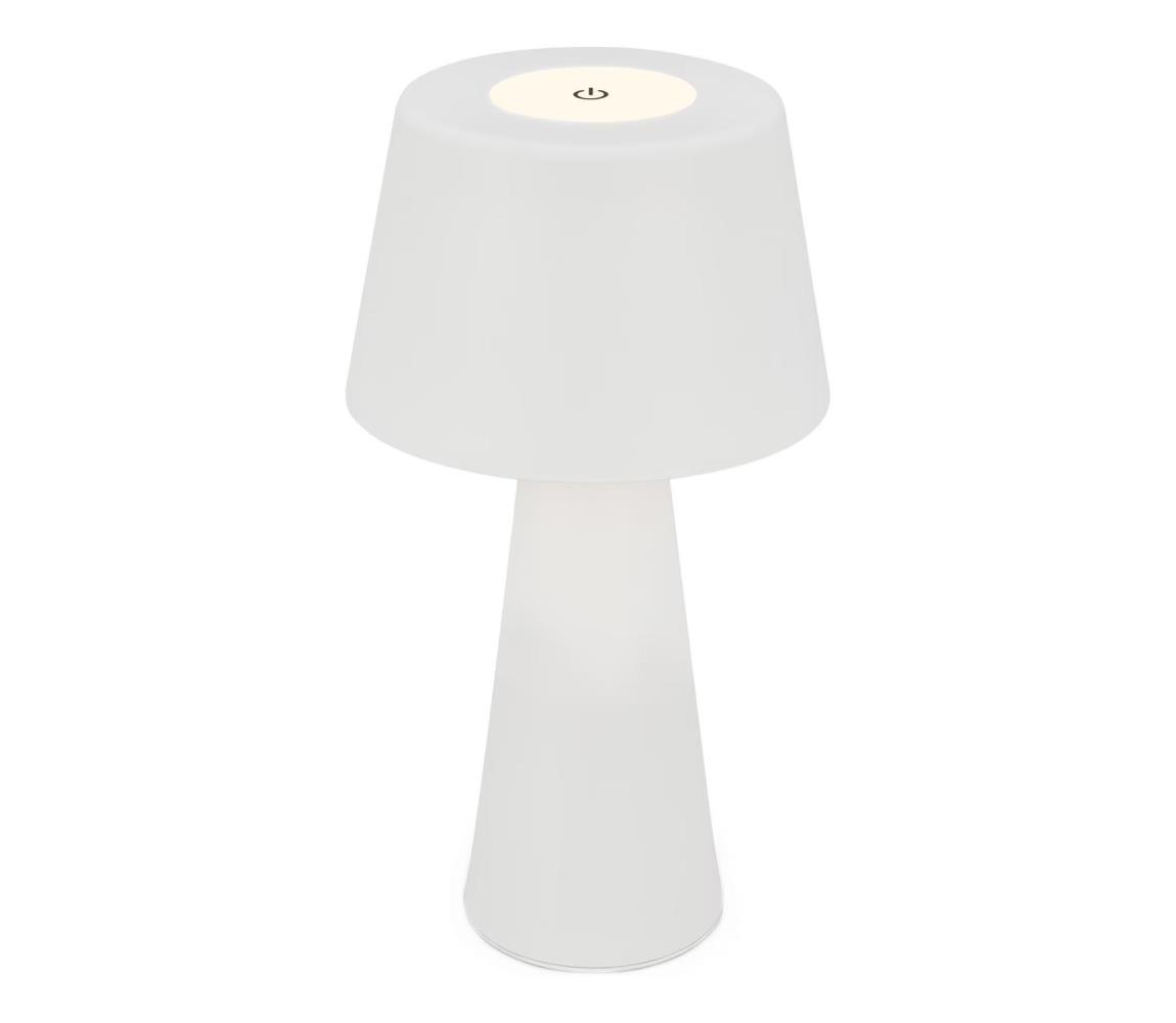 Brilo Brilo - LED Stmievateľná nabíjacia vonkajšia stolná lampa LED/3,5W/5V IP44 biela 