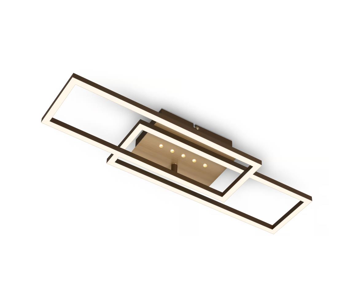 Brilo - LED Stmievateľné stropné svietidlo LED/30W/230V 3000K hnedá 3774017