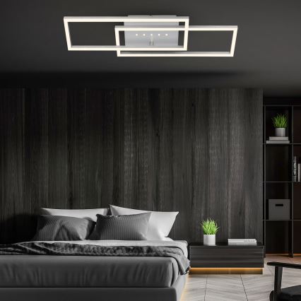 Brilo - LED stmievateľné stropné svietidlo LED/30W/230V 3000K matný chróm