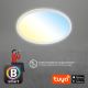 Brilo - LED Stmievateľné stropné svietidlo SLIM LED/22W/230V 2700-6500K Wi-Fi Tuya + diaľkové ovládanie