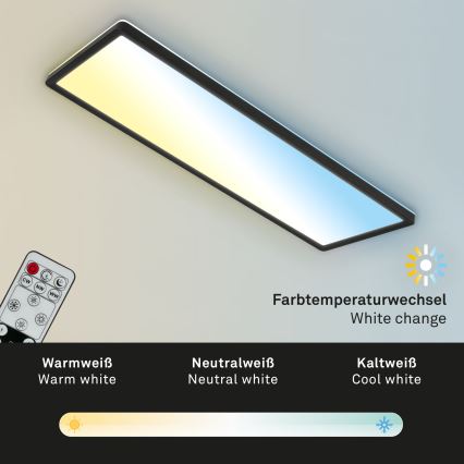 Brilo - LED Stmievateľné stropné svietidlo SLIM LED/23W/230V 2700-6500K + diaľkové ovládanie