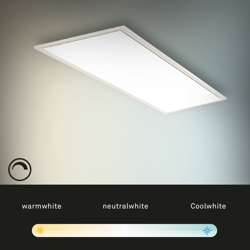 Brilo - LED Stmievateľné stropné svietidlo SLIM LED/24W/230V 3000-6500K 100x25 cm + diaľkové ovládanie