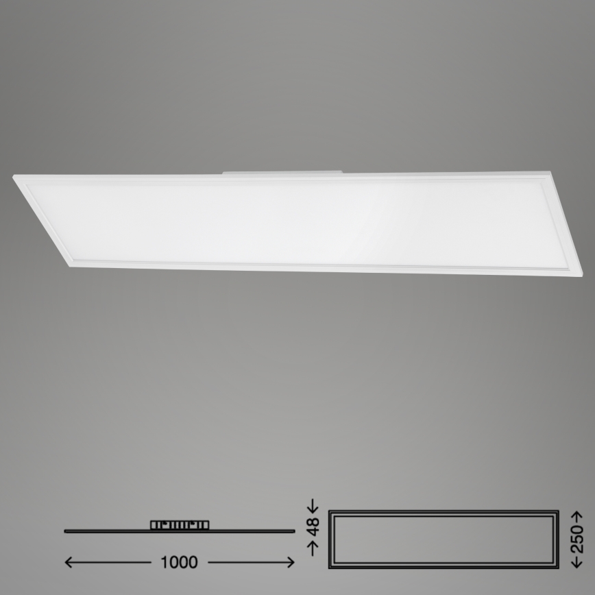Brilo - LED Stmievateľné stropné svietidlo SLIM LED/24W/230V 3000-6500K 100x25 cm + diaľkové ovládanie