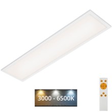 Brilo - LED Stmievateľné stropné svietidlo SLIM LED/24W/230V 3000-6500K 100x25 cm + diaľkové ovládanie