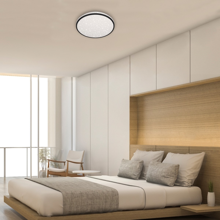Brilo - LED Stmievateľné stropné svietidlo STARRY SKY LED/24W/230V 3000-6000K + diaľkové ovládanie