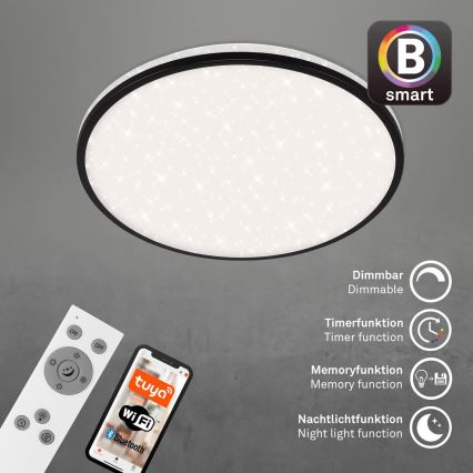 Brilo - LED Stmievateľné stropné svietidlo STARRY SKY LED/42W/230V 3000-6500K Wi-Fi Tuya + diaľkové ovládanie