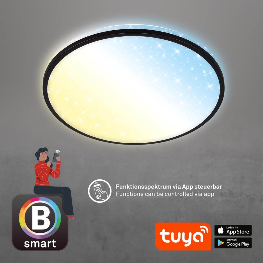 Brilo - LED Stmievateľné stropné svietidlo STARRY SKY LED/42W/230V 3000-6500K Wi-Fi Tuya + diaľkové ovládanie