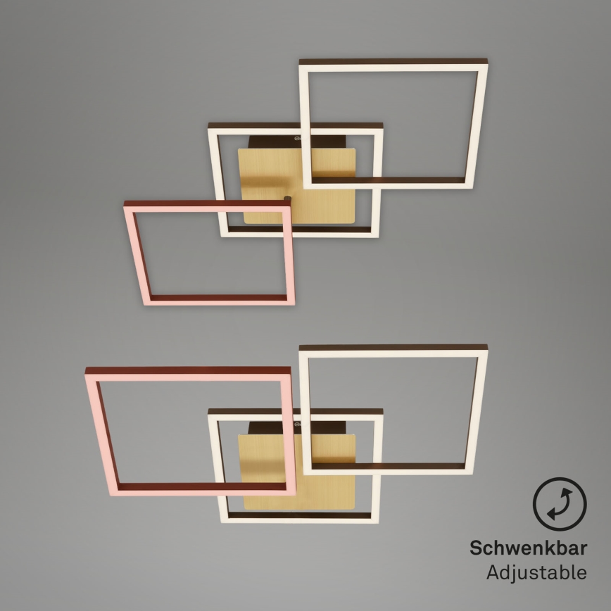 Brilo - LED Stmievateľný prisadený luster FRAME LED/30W/230V