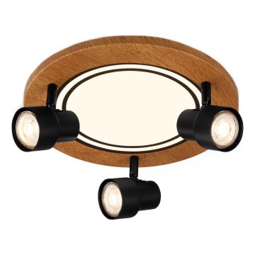 Brilo - LED Stropné svietidlo LED/12W/230V + 3xGU10/9W 3000K