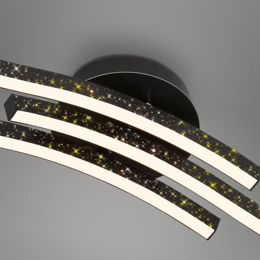 Brilo - LED Stropné svietidlo LED/19W/230V 3000K čierna