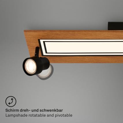Brilo - LED Stropné svietidlo LED/24W/230V + 3xGU10/9W 3000K