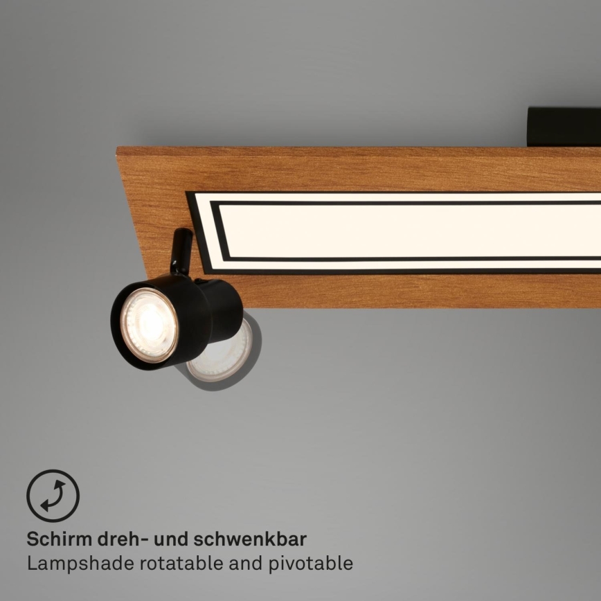 Brilo - LED Stropné svietidlo LED/24W/230V + 3xGU10/9W 3000K
