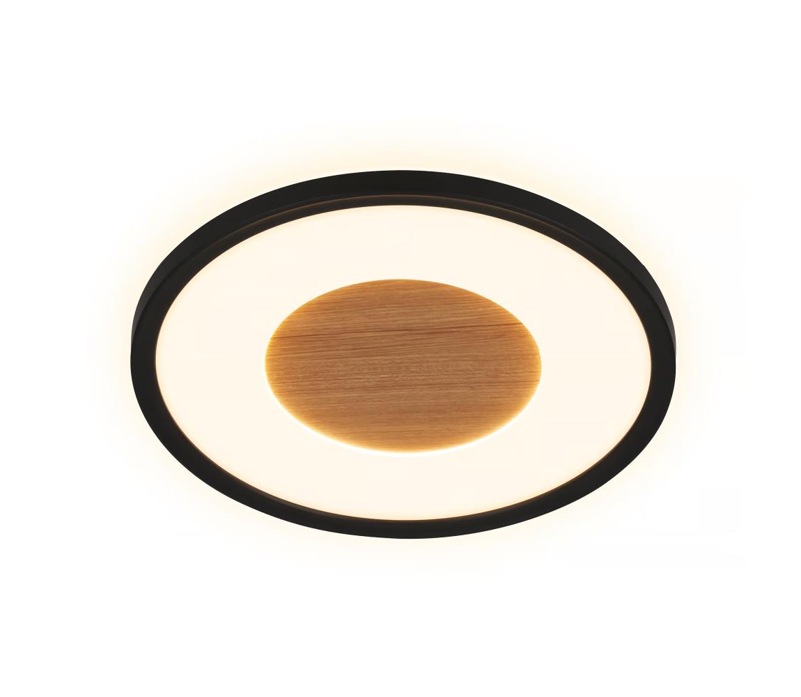 Brilo - LED stropné svietidlo SUFIT WOOD LED/18W/230V 3000K pr. 29 cm 3850015