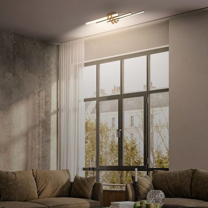 Brilo - LED Stropné svietidlo TINKA LED/21W/230V 3000K čierna