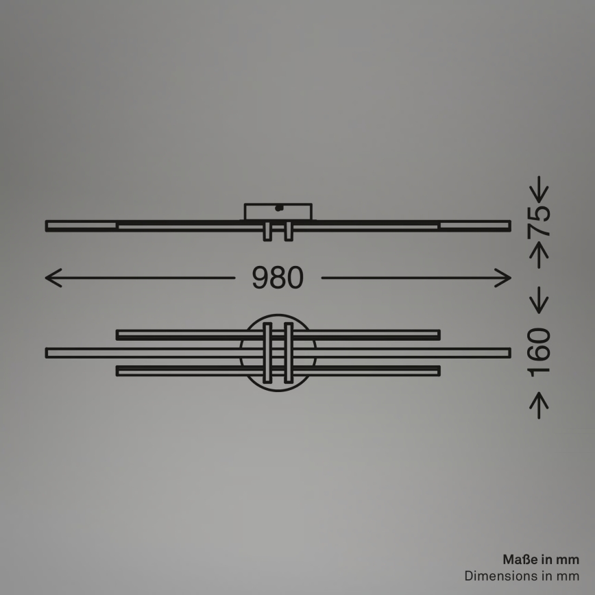 Brilo - LED stropné svietidlo TINKA LED/30W/230V 3000K medené